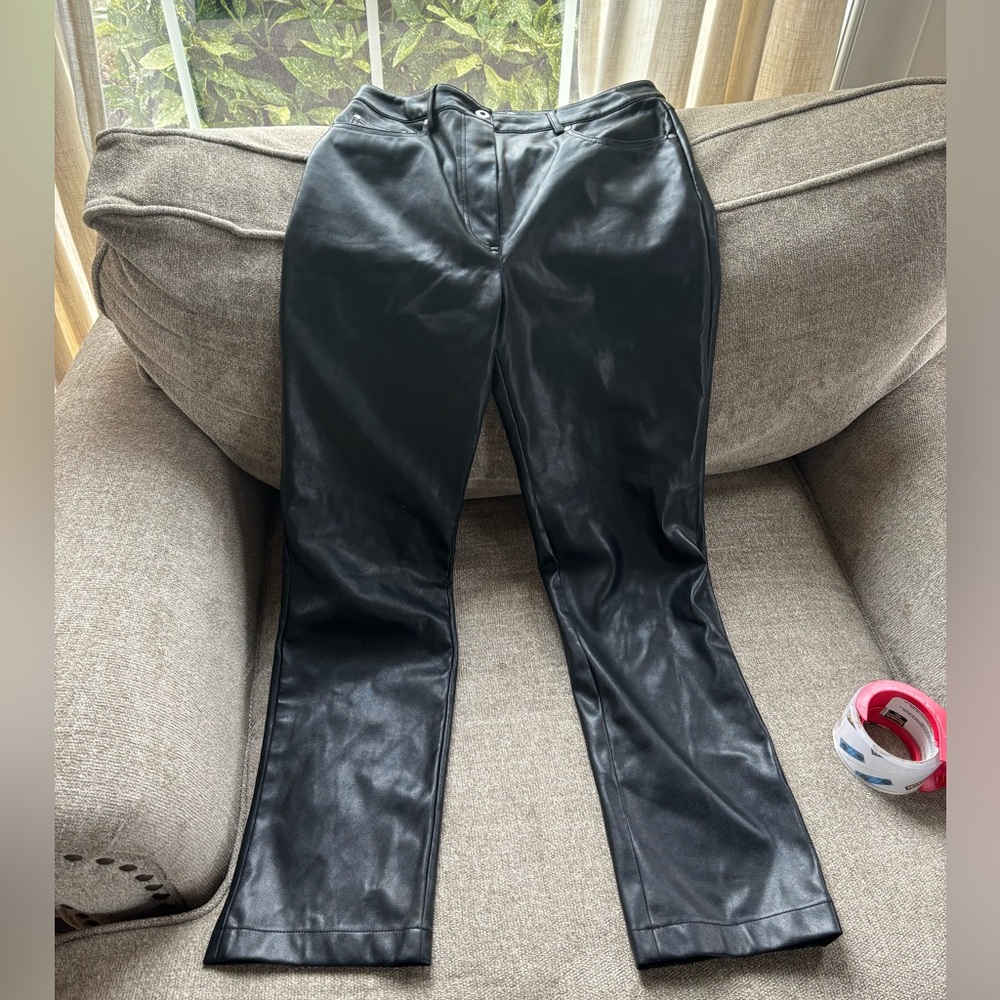 For all mankind leather pants